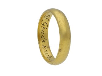 Gold posy ring If Grace unite love will be right hatton garden