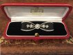 antique Cartier Diamond bow brooch hatton garden berganza