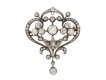Victorian diamond pendant/brooch, circa 1880 hatton garden