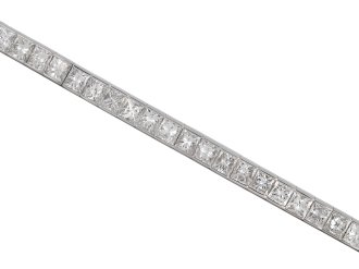 Diamond line bracelet hatton garden