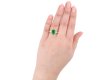 Wolfers Frères Colombian emerald diamond ring hatton garden
