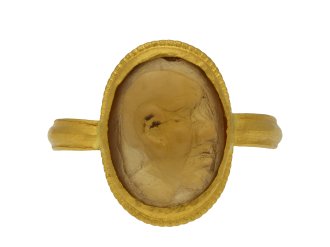Ancient Roman cameo ring, circa 3rd 4th century AD hatton garden