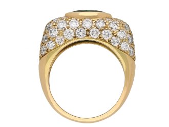 Oscar Heyman Brothers emerald diamond ring berganza hatton garden
