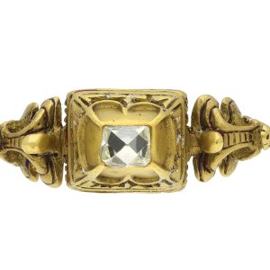 Renaissance diamond ring, circa 16th century.