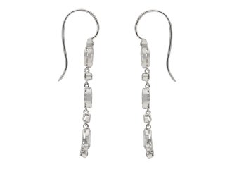 Edwardian diamond drop earrings hatton garden