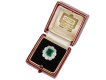 Cartier Colombian Emerald and Diamond Cluster Ring hatton garden