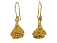 Greek filigree gold earrings berganza hatton garden