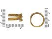 Viking gold coiled ring berganza hatton garden