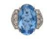 art deco aquamarine diamond ring berganza hatton garden