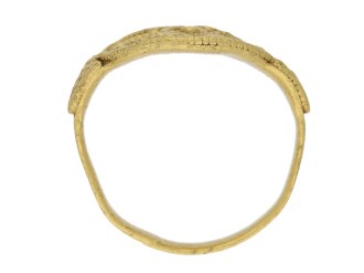 Ancient Saxon ornate gold ring berganza hatton garden