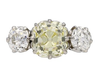 Edwardian diamond three stone ring berganza hatton garden