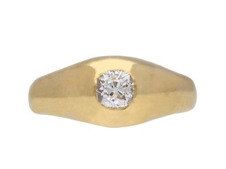 Art Nouveau diamond gypsy ring berganza hatton garden