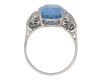 front art deco aquamarine diamond ring berganza hatton garden