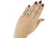 J. E. Caldwell emerald diamond ring berganza hatton garden