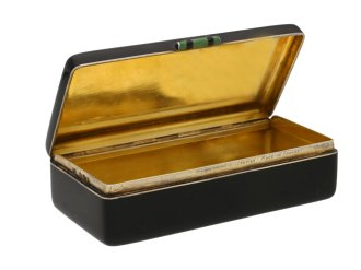 Cartier enamelled silver gilt box berganza hatton garden