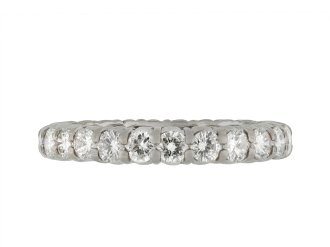 Vintage diamond full eternity ring hatton garden