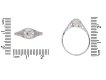 Antique diamond engagement ring hatton garden berganza