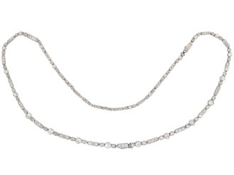 Convertible diamond necklace/bracelet, circa 1930 hatton garden