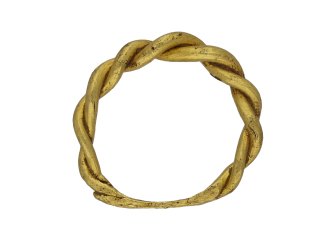 Viking gold twisted ring hatton garden berganza